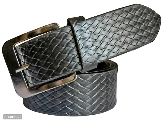 Sunshopping Men's Black Synthetic leather Belt Combo-thumb5