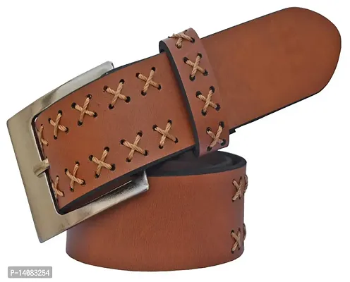 Sunshopping Men's Brown Synthetic Leather Belt Combo-thumb5