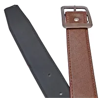 Sunshopping Men's Brown And Tan Synthetic Leather Belt Combo-thumb3