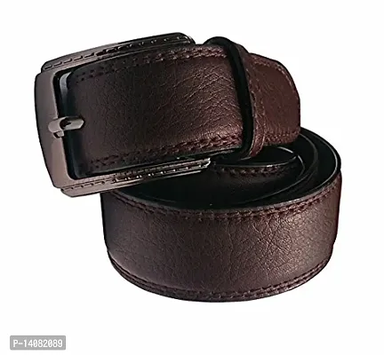 Wsd men's brown pu leather belt (wsdsDHOOM001)-thumb3