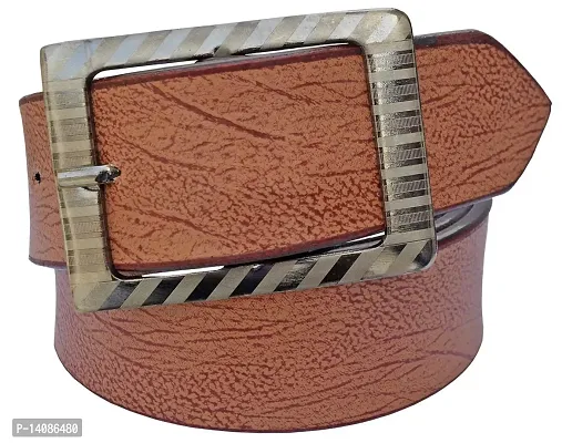 Sunshopping Men's Brown Synthetic Leather Belt Combo-thumb2