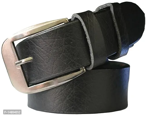Sunshopping men's black synthetic leather needle pin point buckle belt combo (FDR_TB_AKR_03-28)-thumb4