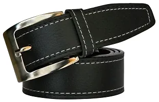 Sunshopping Men's Formal  Casual PU Leather Belt  Wallet Combo-thumb1