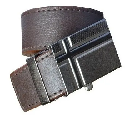 Sunshopping men's Brown Needle Pin Point Buckle belt