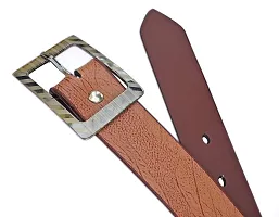 Sunshopping Men's Brown Synthetic Leather Belt Combo-thumb3