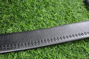 Sunshopping Men's PU Leather Black Autolock Grip Belt (HTP-2-BL) (Free Size, Black)-thumb4