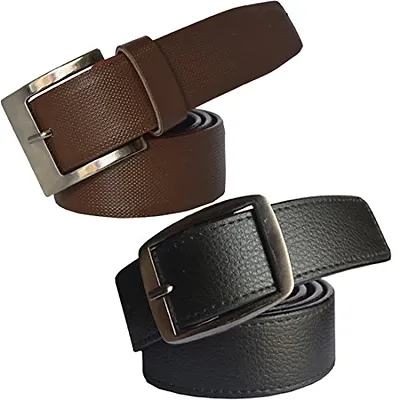 Sunshopping men's Brown Needle Pin Point Buckle belt