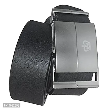 Sunshopping men's black leather belt (aalasadaDA)-thumb2