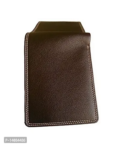 WSD men's brown synthetic wallet (WSDWallet0010) (brown)