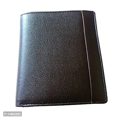 WSD men's brown synthetic wallet (WSDWallet0011) (brown)
