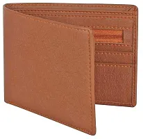 Sunshopping Men's Tan Synthetic Leather Wallet (Album Wallet) (Tan)-thumb3
