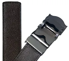 Sunshopping Men's Black And Tan Synthetic Leather Belt Combo-thumb4