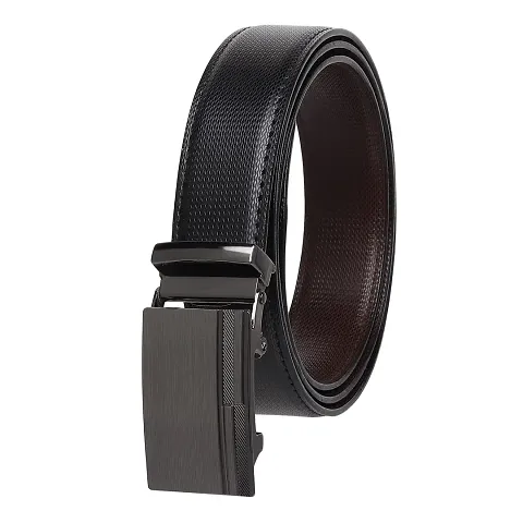 Sunshopping Men's PU Leather Autolock Grip Belt (HTP-8)