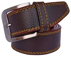 Sunshopping Men's Black And Brown Synthetic Leather Belt Combo-thumb3