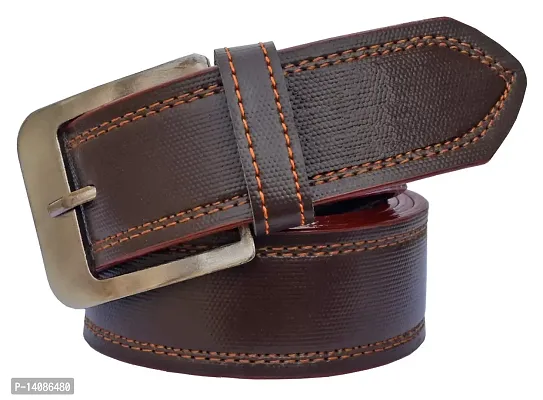 Sunshopping Men's Brown Synthetic Leather Belt Combo-thumb5