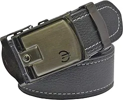 Sunshopping Men's Black And Tan Synthetic Leather Belt Combo-thumb1