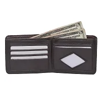 Men's Formal  Causal Brown Ariticial Leather Wallet-thumb1