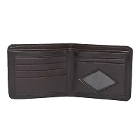 Men's Formal  Causal Brown Ariticial Leather Wallet-thumb2