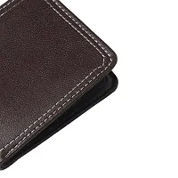 Men's Formal  Causal Brown Ariticial Leather Wallet-thumb3