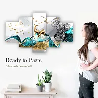 Set of Five Framed Wall Painting for Home Decoration-thumb3