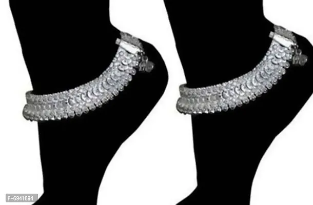 stylish womens anklet in silver (PAYAL) sterling silver anklet
