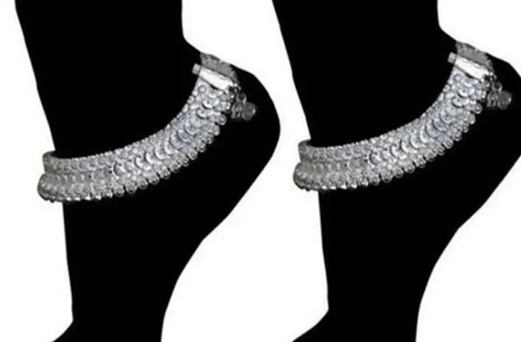 stylish womens anklet in (PAYAL) sterling anklet