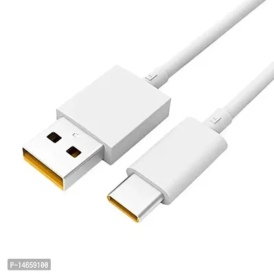 MOBIKTC 10v/5Amp Super Type C Cable, Data Sync Type-C USB Cable Fast Charging Data Cable Compatible for Realme XT, Realme XT730G, Realme X2/X2 Pro Etc. (White)-thumb0