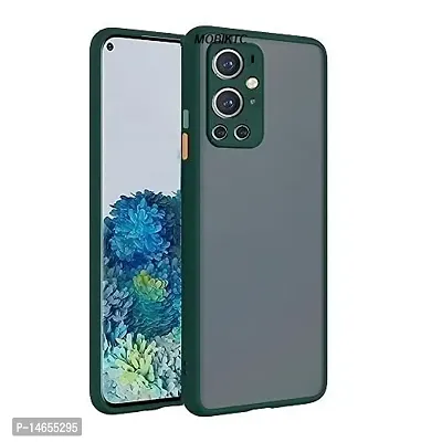 MOBIKTC OnePlus 9 Pro/1+9 Pro Back Cover [Smoke Series Translucent Shock-Proof Smooth Rubberized Matte Hard Back Case Cover with Camera Protection] [Green]