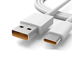 MOBIKTC 10v/5Amp Super Type C Cable, Data Sync Type-C USB Cable Fast Charging Data Cable Compatible for Realme XT, Realme XT730G, Realme X2/X2 Pro Etc. (White)-thumb1