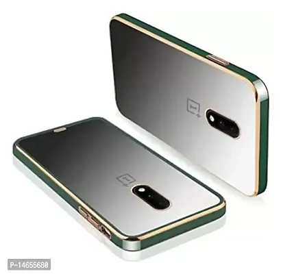 MOBIKTC for OnePlus 7 Pro / 1+7 Pro Back Cover Smart Chrome Case Cover [Transparent Plating Back Cases Soft TPU Case Cover Electroplating + Transparent Shell Protection, Slim,Comfortable Feel] Back Cover fo OnePlus 7 Pro / 1+7 Pro-GreenGold