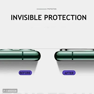 MOBIKTC Back Camera Lens Protector for iPhone 11 Pro Max (6.5); Anti Scratch Camera Protector Alloy Metallic Ring-Black-thumb4