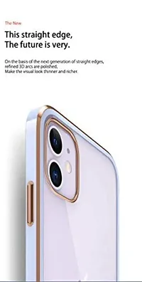 MOBIKTC for OneNord CE 5G / 1+Nord CE 5G Back Cover Smart Chrome Case Cover [Transparent Plating Back Cases Soft TPU Case Cover Electroplating + Transparent Shell Protection, Slim,Comfortable Feel] Back Cover fo OneNord CE 5G / 1+Nord CE 5G-WhiteGold-thumb2