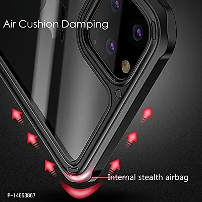 MOBIKTC for iPhone 11 Pro Back Cover Case | Shockproof Crystal Clear | 360 Degree Protection | Protective Design | Transparent Back Cover Case for iphone 11 pro Black Bumper-thumb3