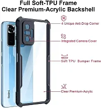 MOBIKTC for Xiaomi Redmi Note 10 | Note 10S Back Cover Case | Shockproof Crystal Clear Back Cover Case | 360 Degree Protection | Protective Design | Transparent] Back Cover Case for xiaomi redmi note 10 | note 10s (Black Bumper)-thumb3