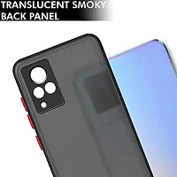 MOBIKTC Back Cover Case for Samsung Galaxy M32 5G (Camera Protection | Smoke Translucent | Thermoplastic | Blue)-thumb2