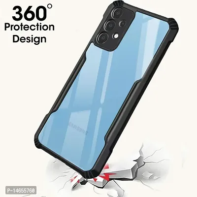 MOBIKTC for Samsung Galaxy A32 4G Back Cover Bumper Case Cover Transparent Plating Shockproof Back Cover fo Samsung Galaxy A32 4G-Black Bumper-thumb4