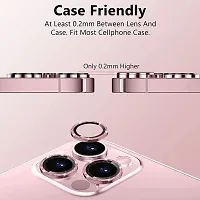 MOBIKTC Camera Lens Protector Tempered Glass for iPhone 13 Pro | iPhone 13 Pro Max |Upgraded Tempered Glass Camera Lens Guard Cover Protecter for iphone 13 pro | iphone 13 pro max (Pink Diamond)-thumb2