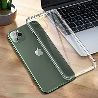 MOBIKTC Premium Waston Series Transparent Pc+Soft TPU Compatible for iPhone 11(6.1),Premium Waston Series,Anti Slip Case Cover with Camera Protection- Transparent-thumb1