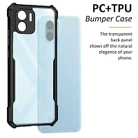 MOBIKTC for Vivo V25 5G/V25E 5G Back Cover Case | Ultra Thin 360 Degree Protection Crystal Clear Tranparent Vivo V25 5G/V25E 5G - Black Bumper-thumb3