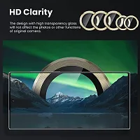 MOBIKTC [3 Pack=1 Set for Samsung Galaxy S23 Plus 5G/S23+/Samsung Galaxy S23 5G OG Camera Lens Protector Tempered Glass Alloy Metal Ring, Silver-thumb2