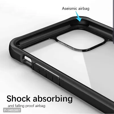 MOBIKTC for iPhone 11 Pro Back Cover Case | Shockproof Crystal Clear | 360 Degree Protection | Protective Design | Transparent Back Cover Case for iphone 11 pro Black Bumper-thumb4