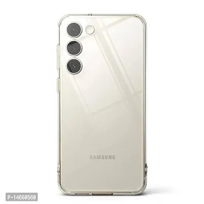 MOBIKTC Camera Protection Crystal Clear Soft Silicon Back Cover Case for Samsung Galaxy S23 Plus 5G / S23+ | Transperent-thumb2