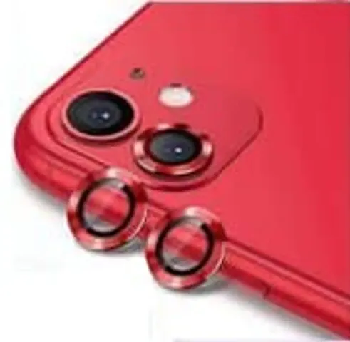 MOBIKTC [2-Pack for iPhone 11|12 |12 Mini Camera Lens Protector Tempered Glass | Upgraded tempered glass camera lens guard cover protecter for iphone11 | iphone12 | iphone 12mini - Red