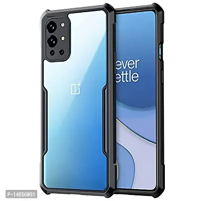 MOBIKTC for OnePlus 9/1+9 Back Cover Case [TPU Smartphone Back Case Cover Shock Proof] Back Cover for OnePlus 9/1+9 -(Transperent Black)?