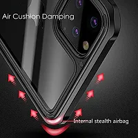 MOBIKTC for Oppo A53 | A33 | A32 2020 Back cover Case | Shockproof Translucent Shock-Proof Back Case Cover | Back Cover for opppo a53 | a33 | a32 2020-(Black Bumper)-thumb2