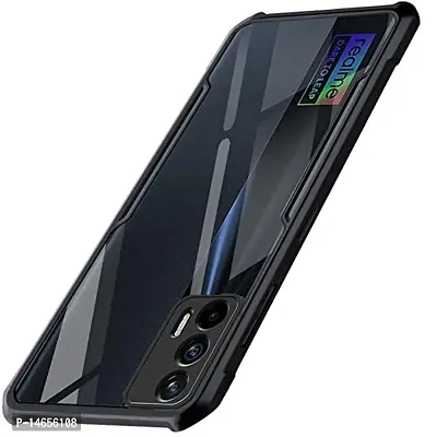 MOBIKTC for Realme GT Neo Back Cover Case [Shockproof Crystal Clear | 360 Degree Protection | Protective Design | Transparent] Back Cover Realme GT Neo (Black Bumper)