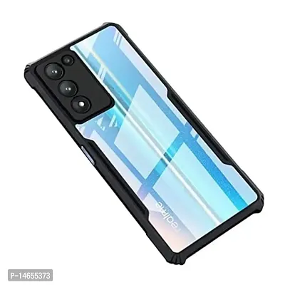 MOBIKTC for Realme 9 5G Speed Edition Back Cover Case | Ultra Thin 360 Degree Protection Crystal Clear Tranparent Realme 9 5G Speed Edition - Black Bumper