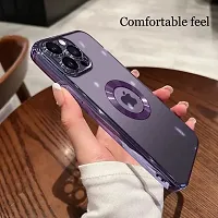 MOBIKTC for iPhone 14 Plus Clear Silicone Case Latest New Soft TPU Shockproof Full-Body Cover Case for iPhone 14 Plus (Deep Purple)-thumb4