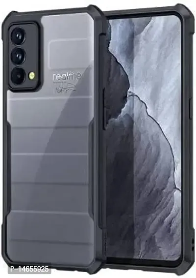 MOBIKTC for Realme GT Master Edition Back Cover Case Shockproof Crystal Clear 360 Degree Protection -Black Bumper-thumb0