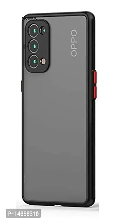 MOBIKTC for Oppo A74 5G Back Cover [Smoke Series Translucent Shock-Proof Smooth Rubberized Matte Hard Back Case Cover with Camera Protection] Back Cover Case For Oppo A74 5G [Black]?